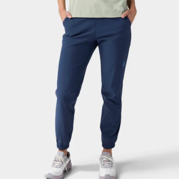 STIO COBURN JOGGER PANT ELASTIC CUFF MID-RISE STRETCH NYLON HIKING BOULDERING 2 - Picture 2 of 9